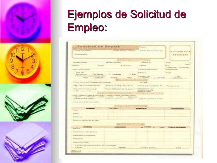 Elementos de una solicitud