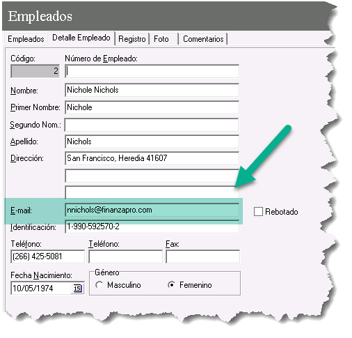 Comprobante de pago seph