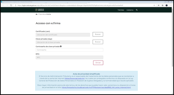Renovar csd sat