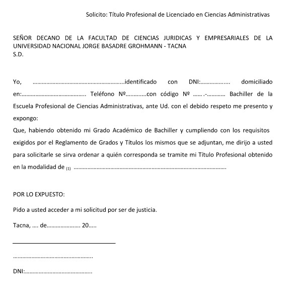Solicitud para practicas profesionales