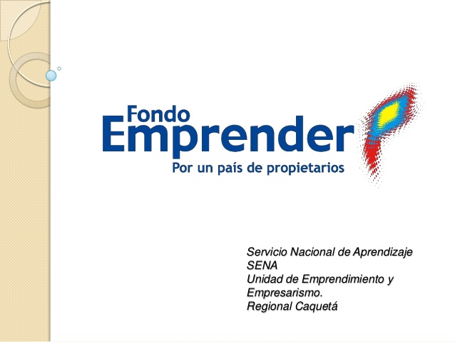 Que es el fondo emprender
