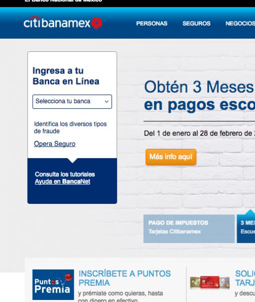 Banamex solicitar tarjeta de credito