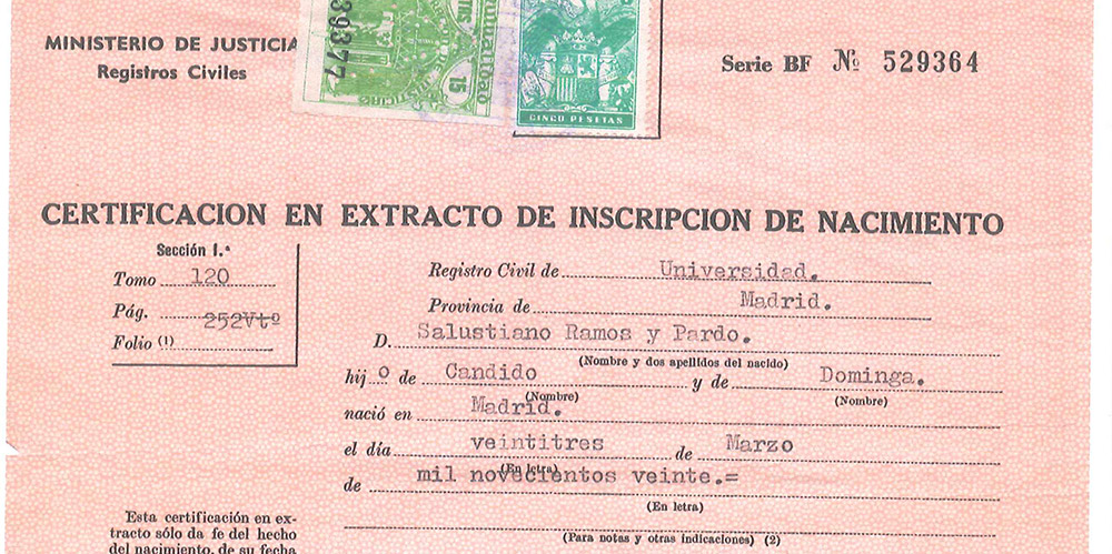 Como registrar a una persona que no tiene acta de nacimiento