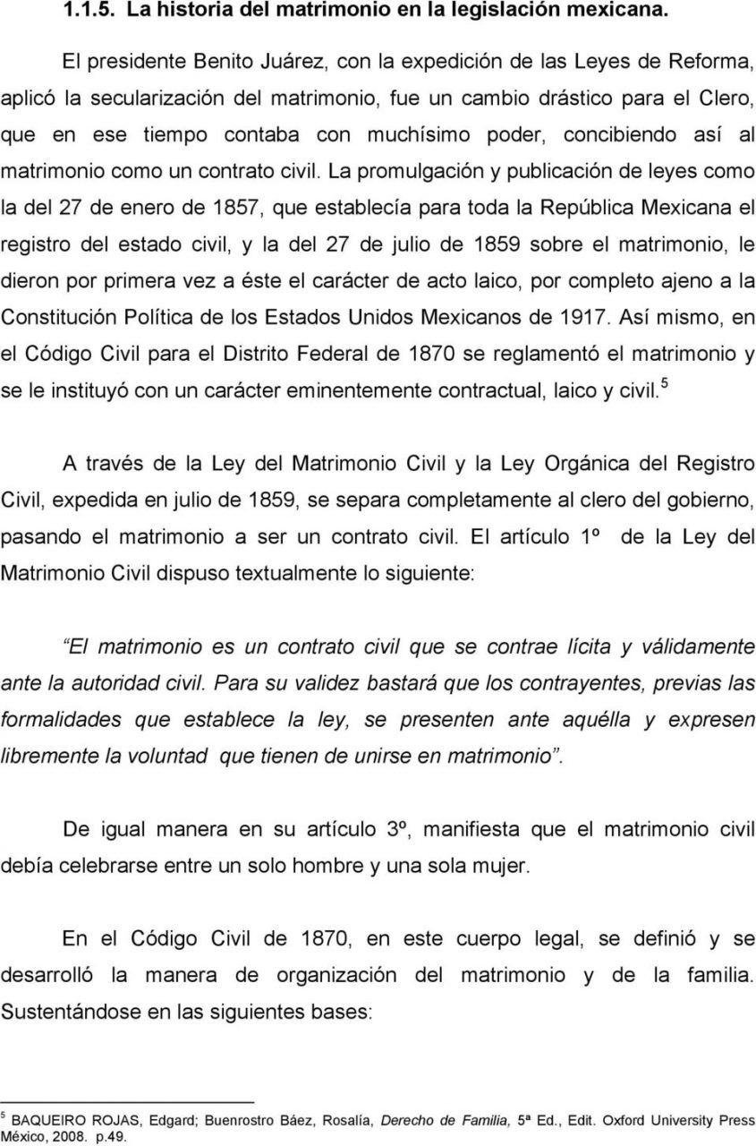 Contrato de matrimonio mexico