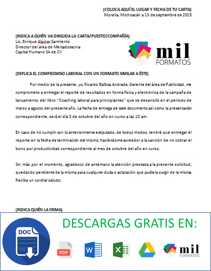 Contrato de capacitacion inicial formato