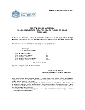 Certificado de platicas pre bautismales