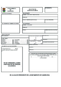 Solicitud de licencia de uso de suelo