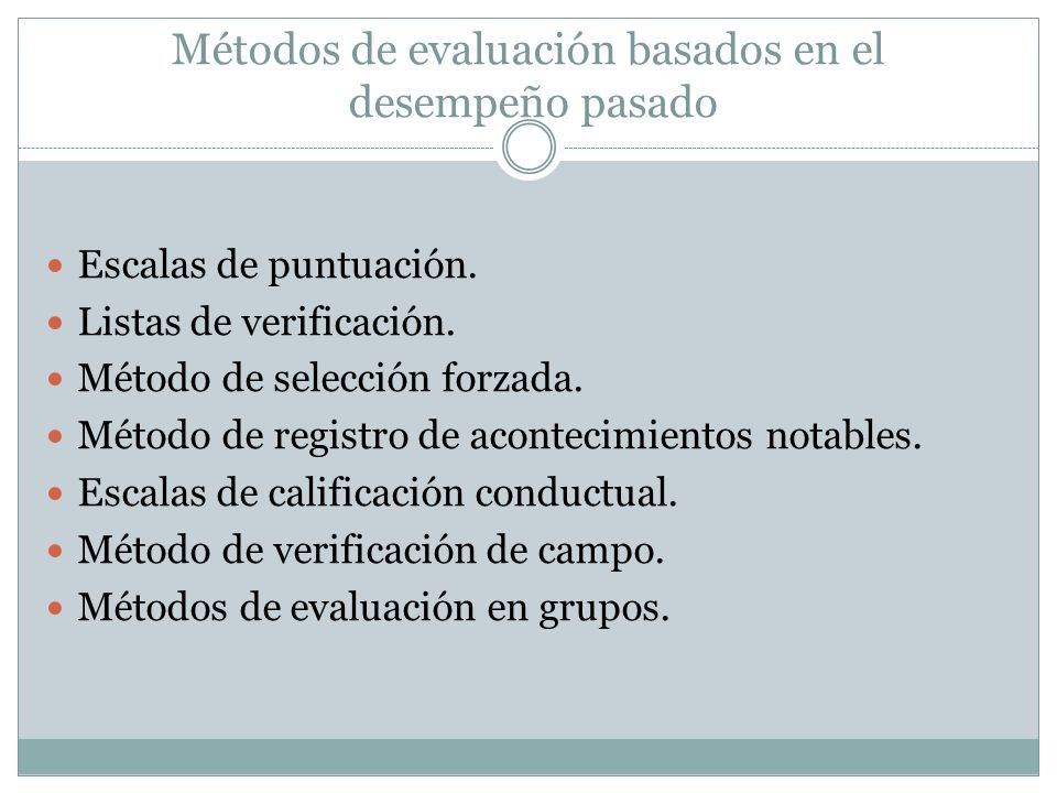 Metodo de registro de acontecimientos notables