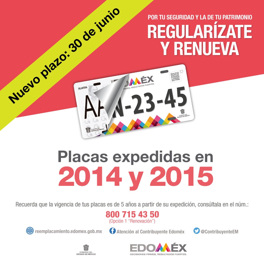 Sfpya edomexico gob mx renovacion de placas