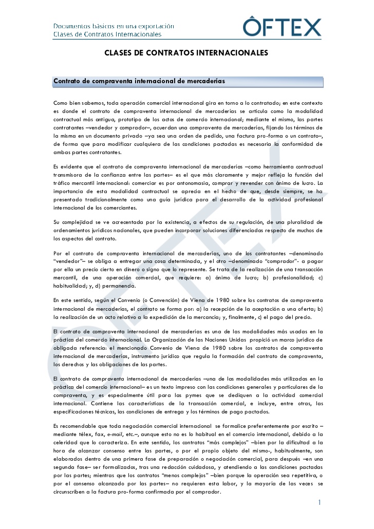 Contrato de distribucion mercantil