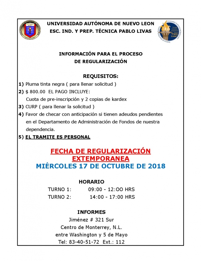 Solicitud para la prepa