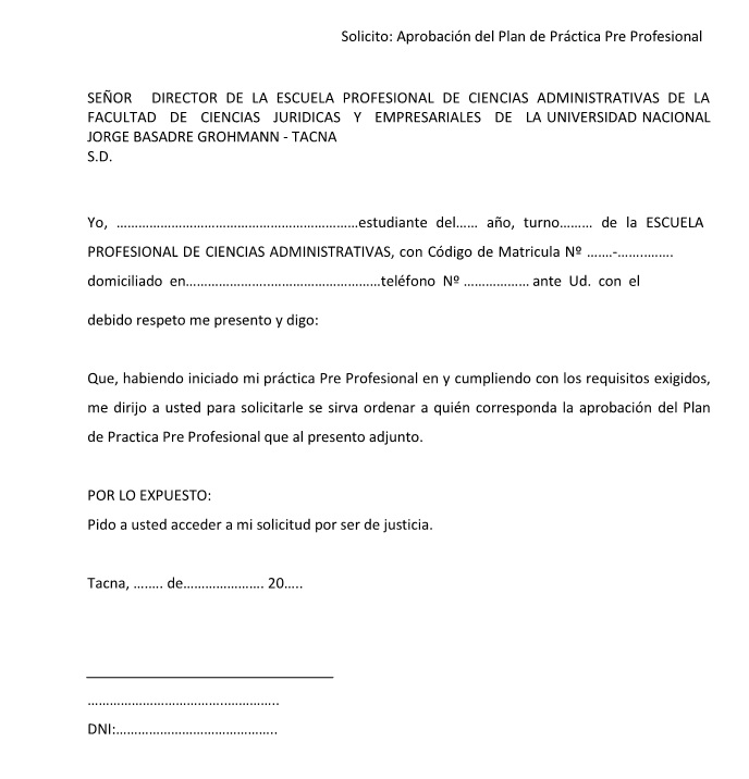 Como redactar una solicitud de permiso
