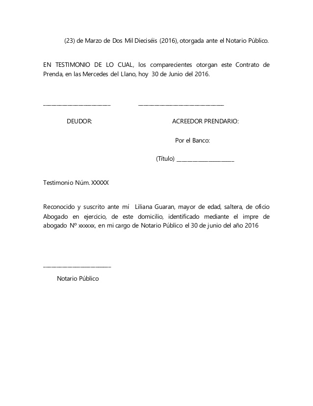 Contrato de mutuo con interes y pagare