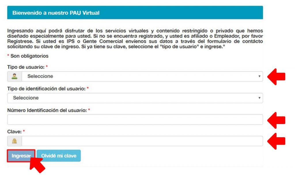 Certificado eps salud total