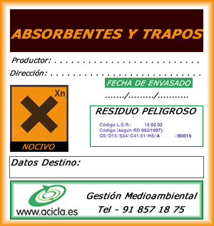 Registro de residuos peligrosos