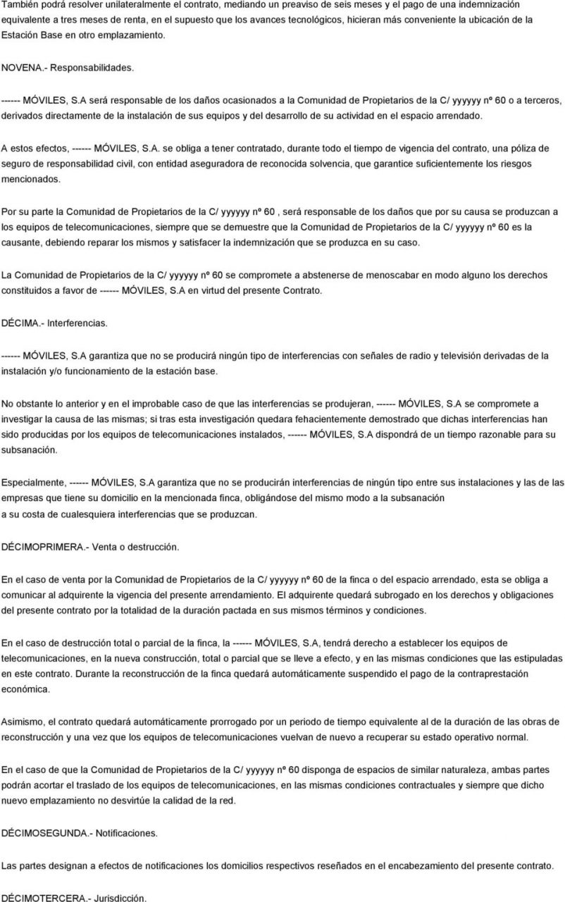 Rescisión de contrato de arrendamiento estado de mexico