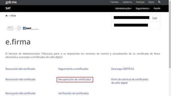 Renovacion de firma electronica