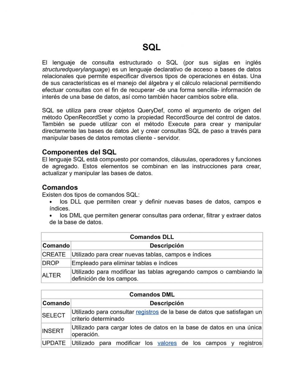 Eliminar un registro en sql