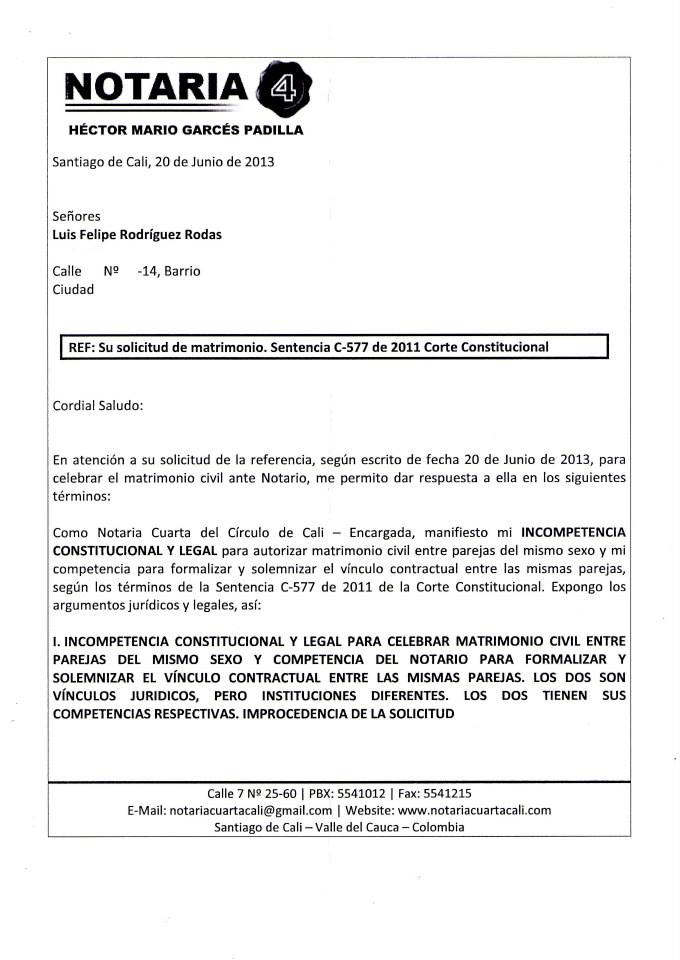 Formato de solicitud de matrimonio civil