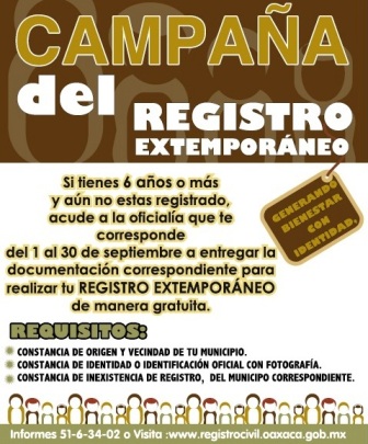 Registro extemporaneo de adultos mayores