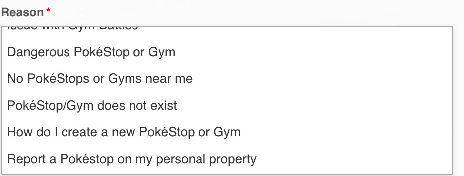 Como solicitar una pokeparada