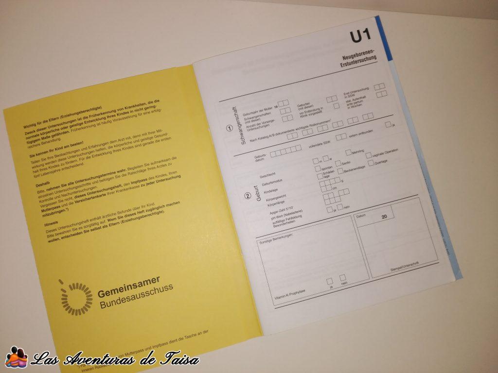 Documentacion para registrar a un recien nacido