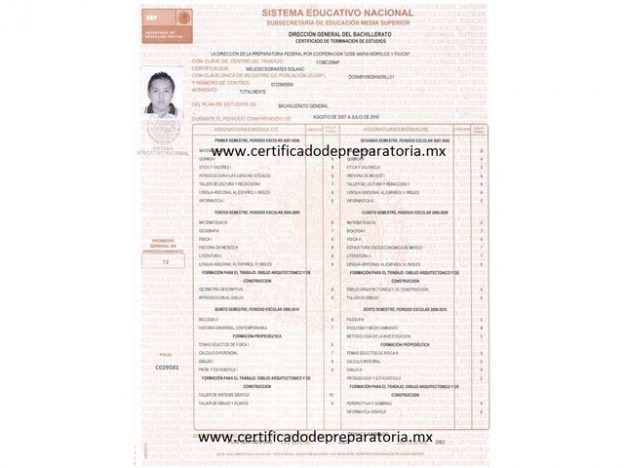 Duplicado De Certificado De Bachillerato Dgeti Actualizado Septiembre