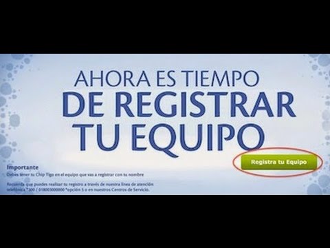 Como registrar un equipo en claro
