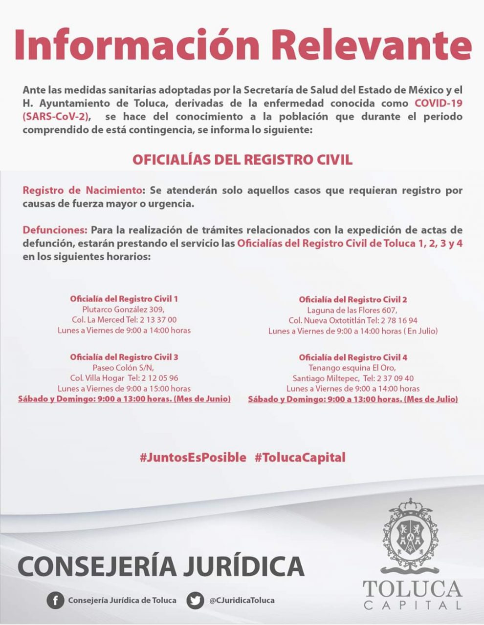 Reglamento del registro civil del estado de mexico