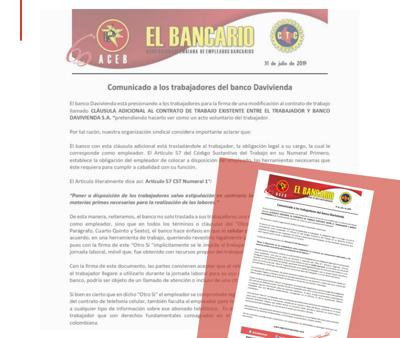 Contrato de un trabajador