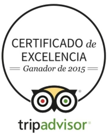 Certificado de excelencia tripadvisor
