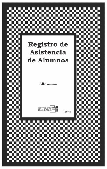 Registro de asistencia escolar para imprimir