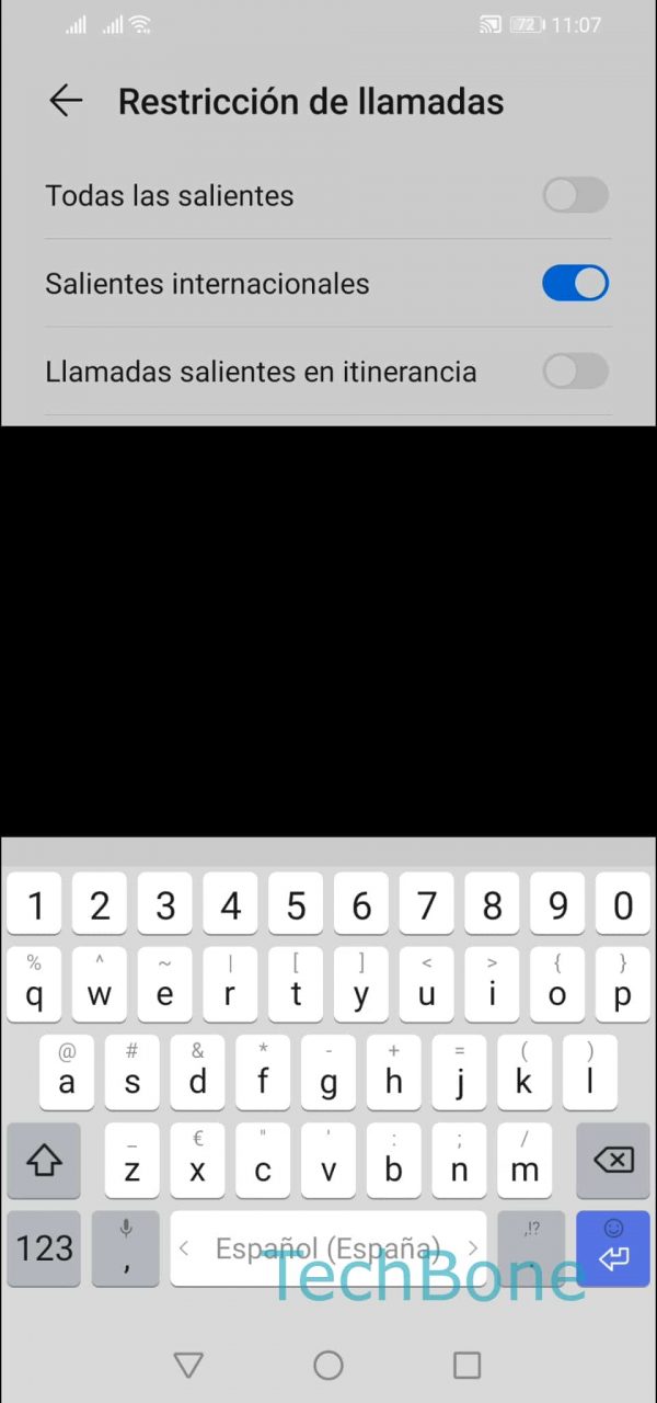 Bloqueo de llamadas salientes