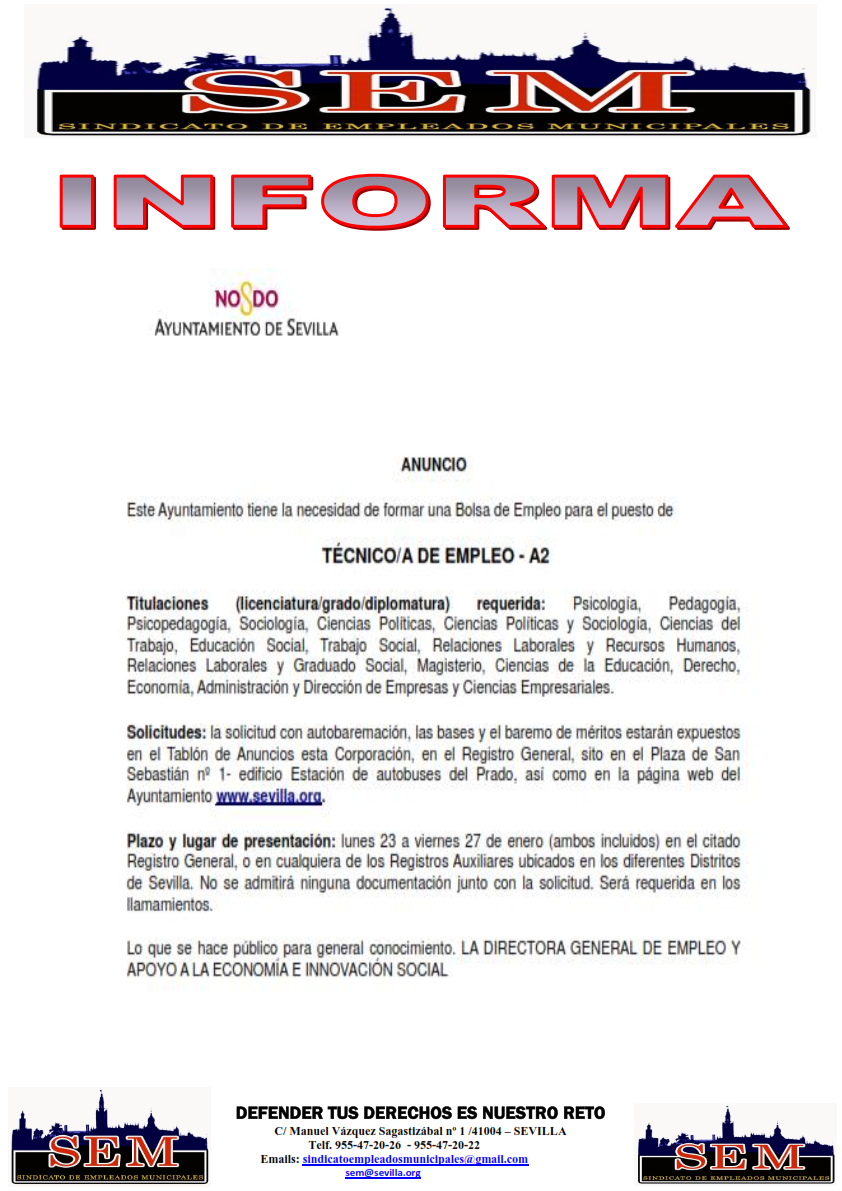 Carteles de solicitud de empleo