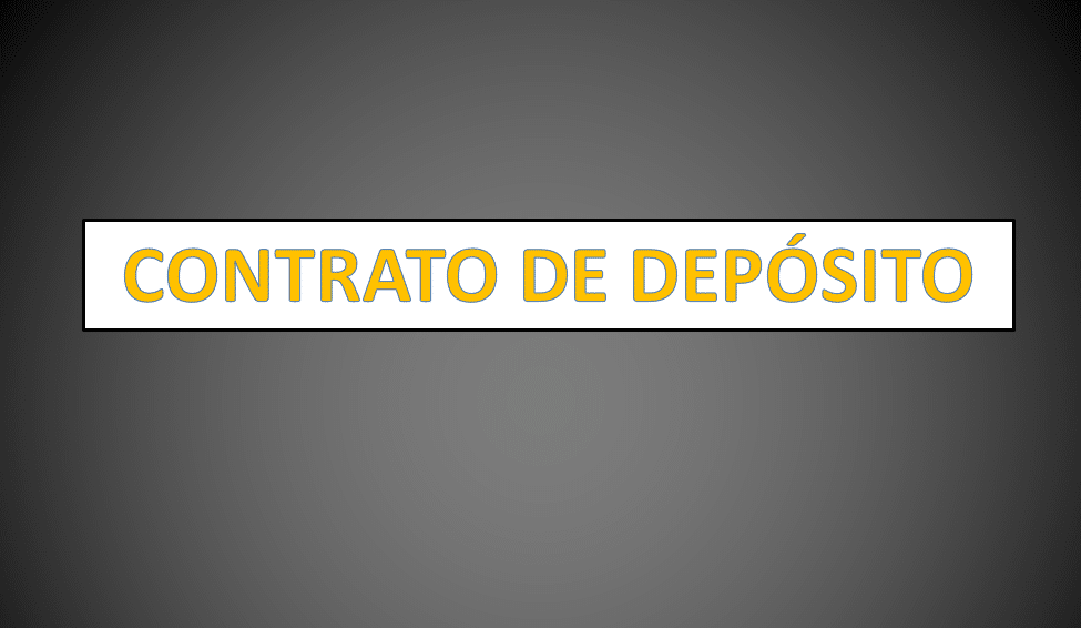 Contrato de deposito mexico