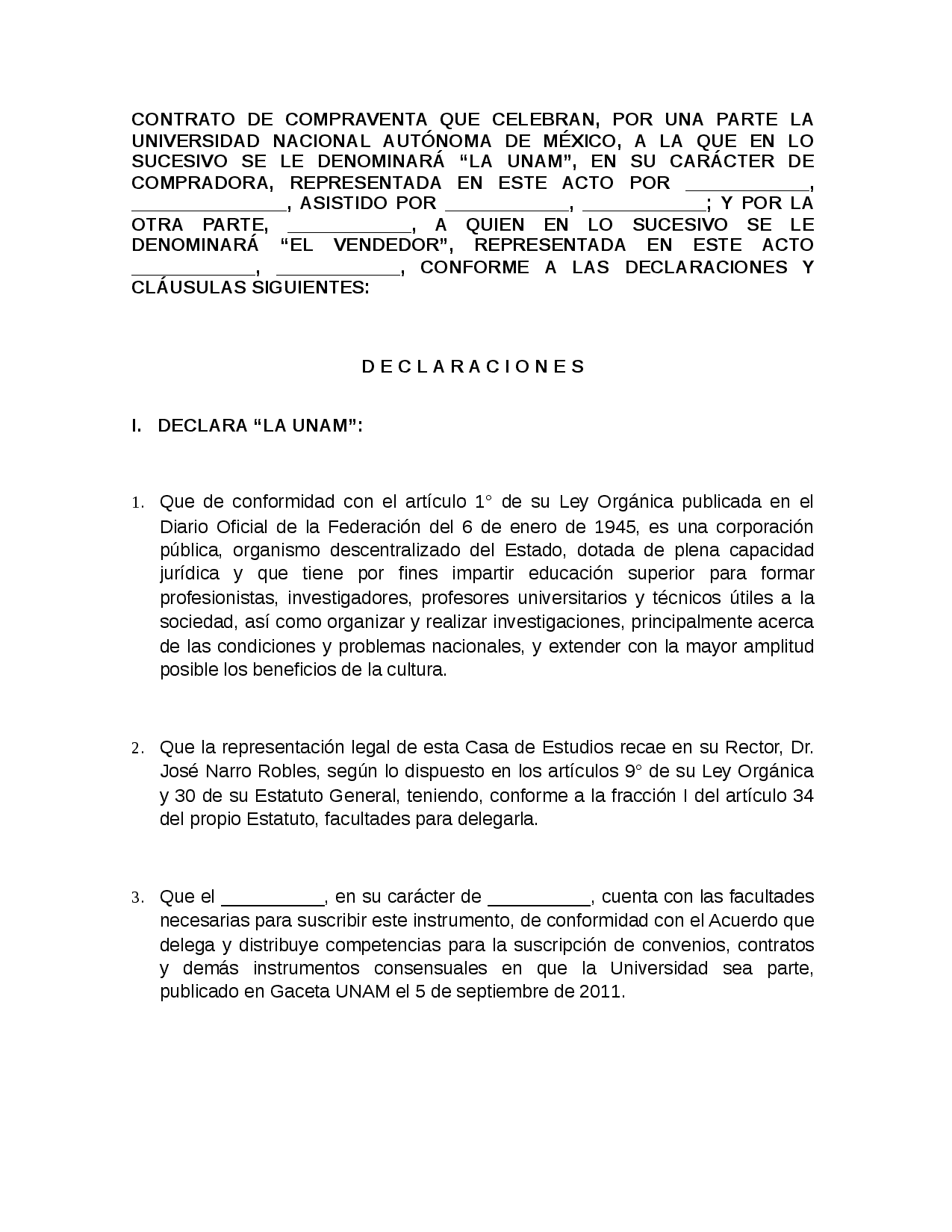 Contrato compra venta casa