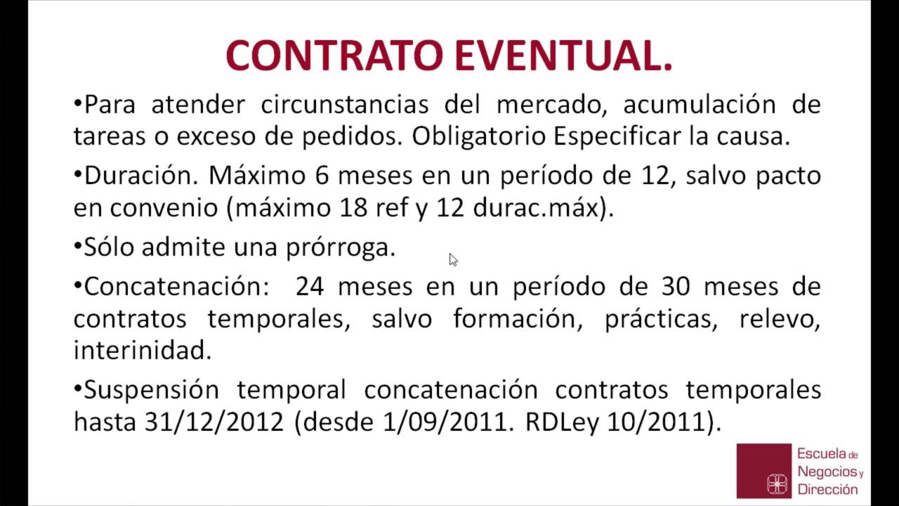 Contrato eventual de trabajo mexico