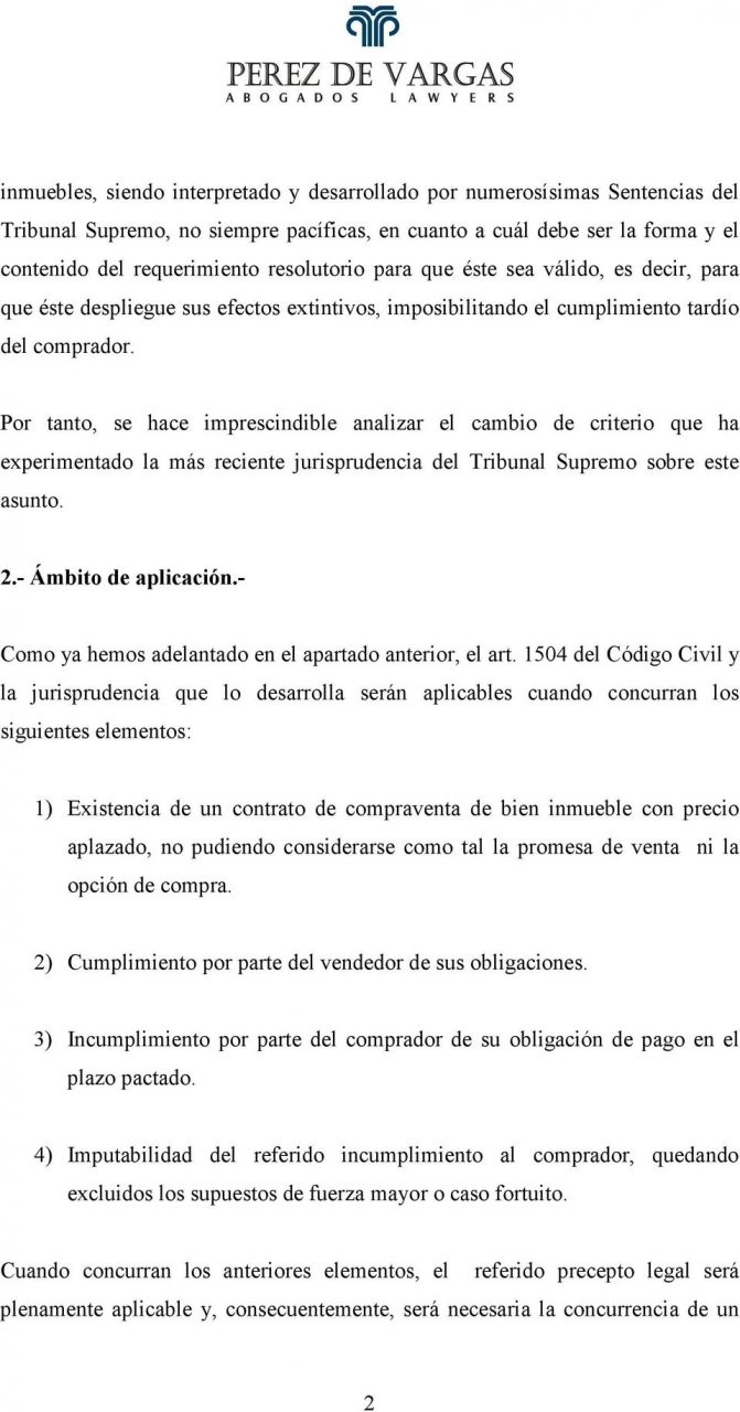 Incumplimiento de contrato de compraventa por parte del vendedor