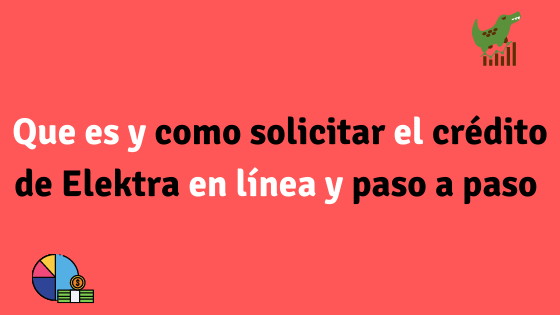 Solicitud de credito elektra