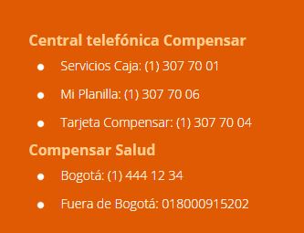 Compensar citas en linea