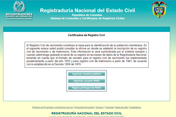 Registro civil de matrimonio