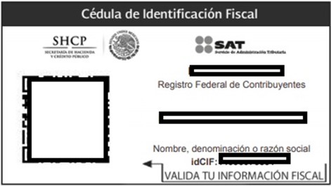 Tramitar cedula de identificacion fiscal