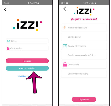 Pagar izzi por internet