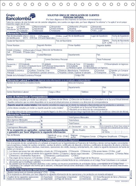 Extracto bancario de bancolombia