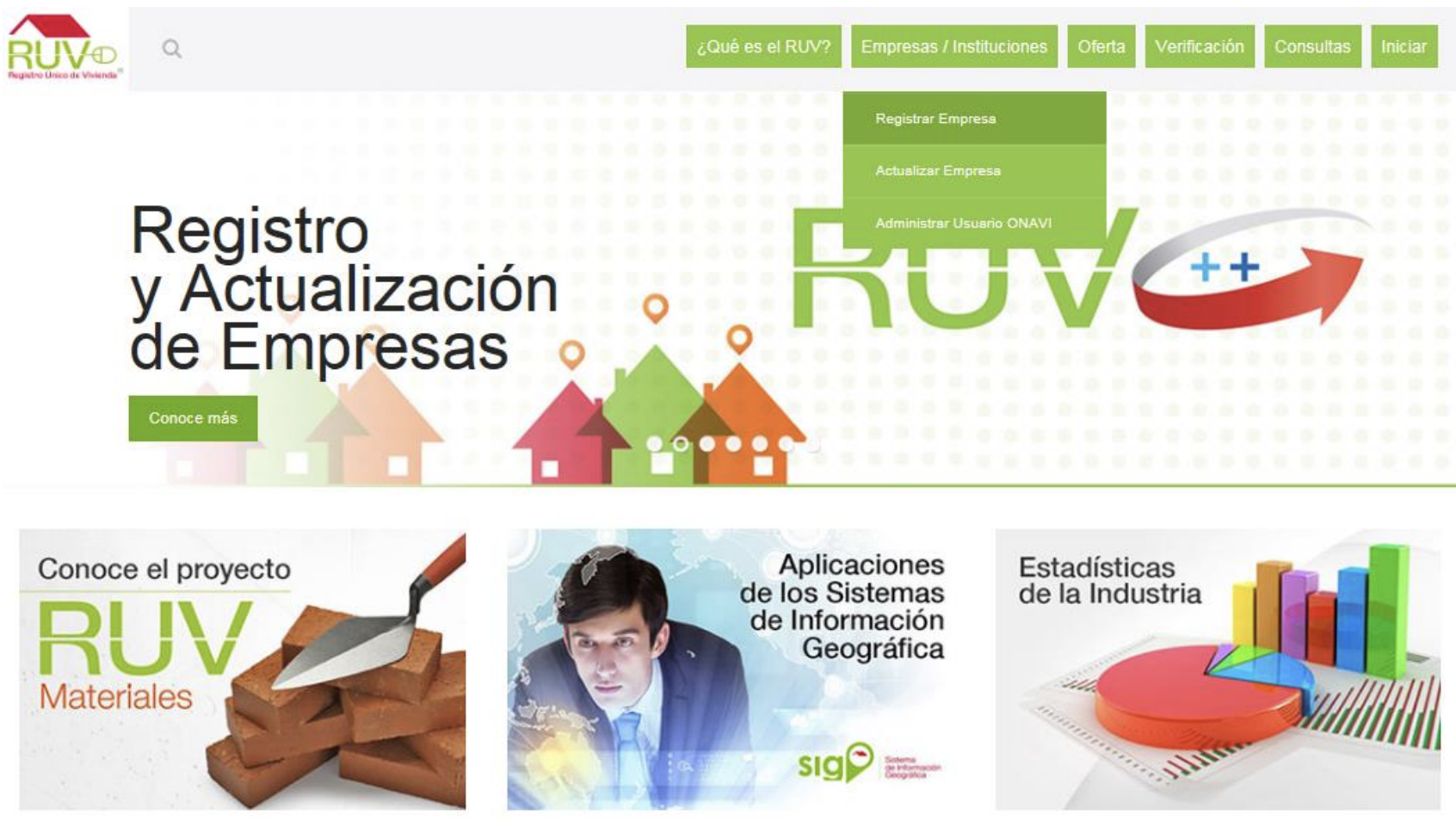 Registro unico de vivienda