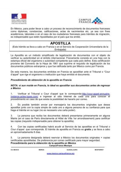 Tramite de apostilla