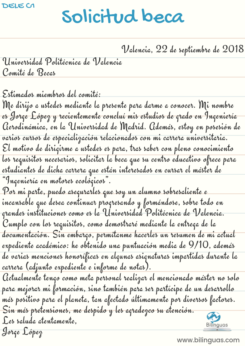 Formato Para Solicitar Beca Actualizado Agosto 2021