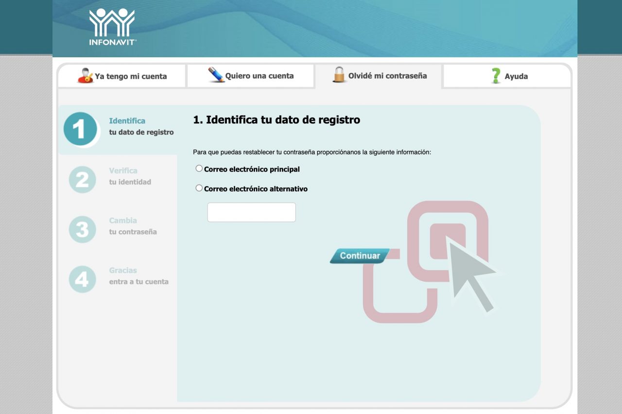 Solicitud de inscripción de crédito infonavit
