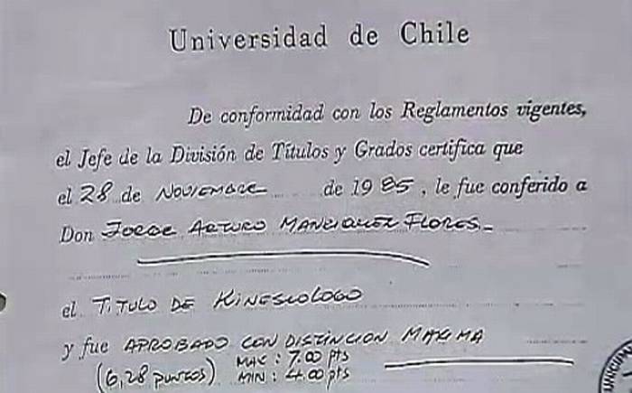 Certificado de universidad falso