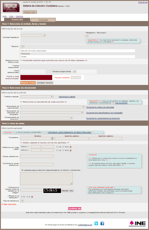 Requisitos para tramitar credencial
